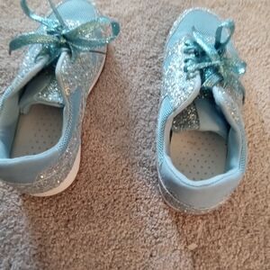 Sparkly Blue Kids Shoes